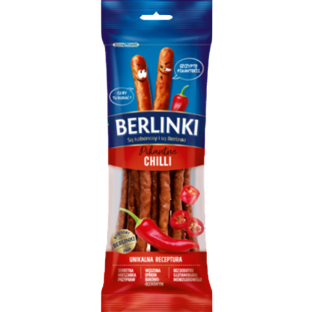 Kabanosy Berlinki Chilli 85g